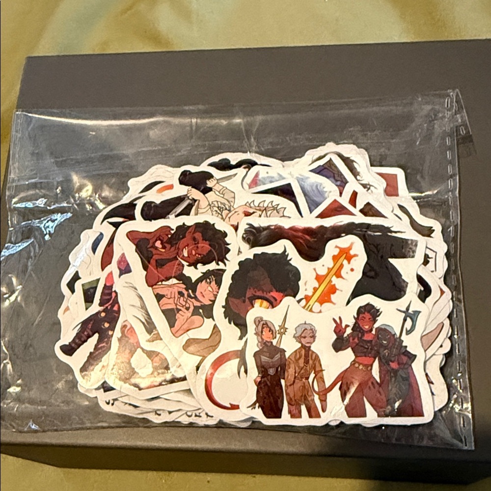 Fantasy Character Sticker Pack - Multi-Color